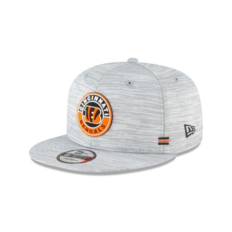 NFL Cincinnati Bengals Official Fall Sideline 9Fifty Snapback (BLL4662) - Grey New Era Caps